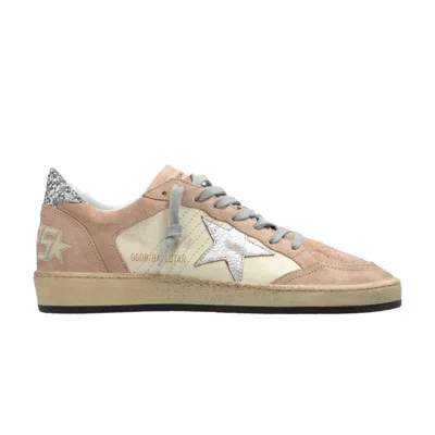 Pre-owned Golden Goose Wmns Ball Star 'nougat Silver' | Pink | Women's Size 35
