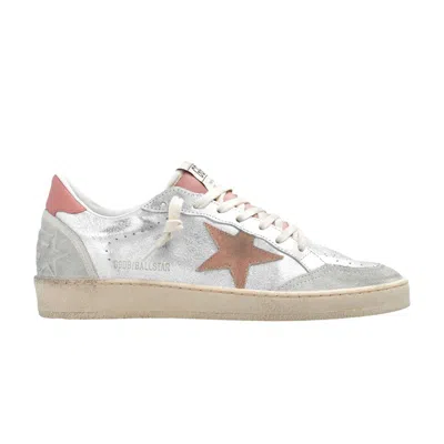 Pre-owned Golden Goose Wmns Ball Star 'silver Ash Rose Ice' | Women's Size 41