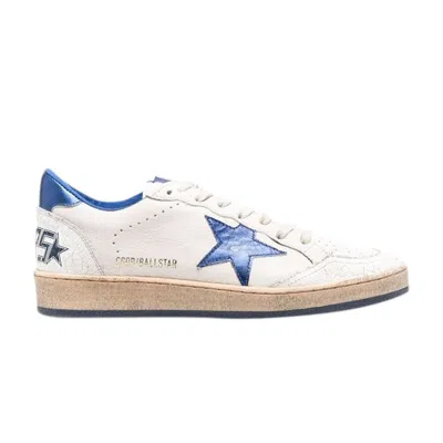 Pre-owned Golden Goose Wmns Ball Star 'white Blue' | Women's Size 35