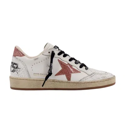 Pre-owned Golden Goose Wmns Ball Star 'white Peach' | Women's Size 36