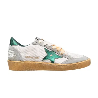 Pre-owned Golden Goose Wmns Ballstar 'white Green' | Women's Size 38