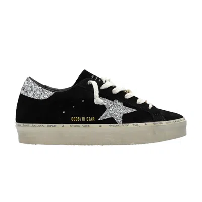 Pre-owned Golden Goose Wmns Hi Star 'black Silver' | Women's Size 40