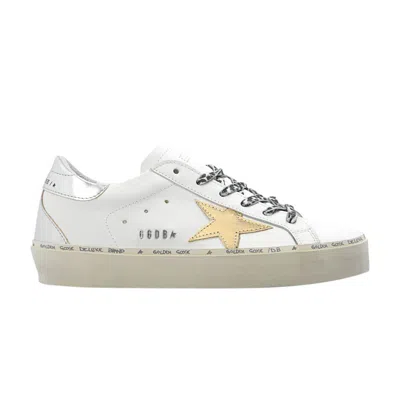 Pre-owned Golden Goose Wmns Hi Star 'white Gold Silver' | Women's Size 39