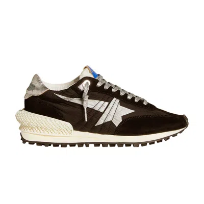 Pre-owned Golden Goose Wmns Marathon 'black Metallic Silver' | Women's Size 38