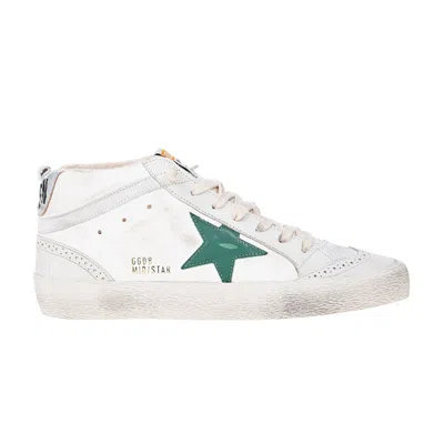 Pre-owned Golden Goose Wmns Mid Star 'cream Green' | White | Women's Size 40