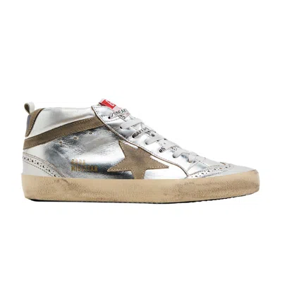 Pre-owned Golden Goose Wmns Mid Star 'silver Laminated' | Women's Size 38