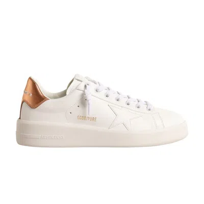 Pre-owned Golden Goose Wmns Purestar 'white Bronze Metallic' | Women's Size 40