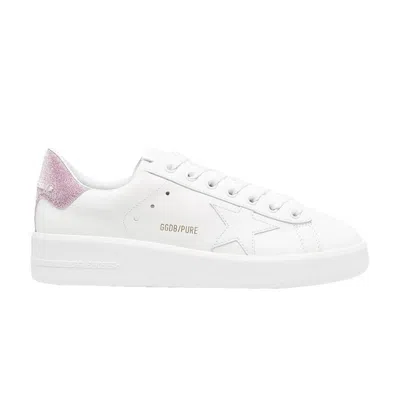 Pre-owned Golden Goose Wmns Purestar 'white Pink Glitter' | Women's Size 35