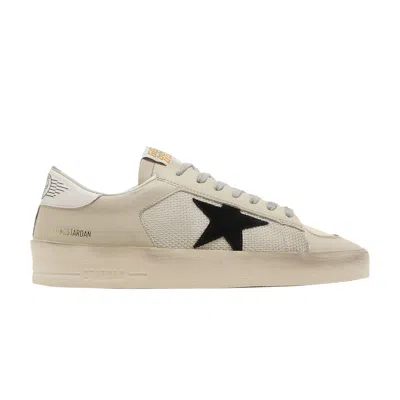 Pre-owned Golden Goose Wmns Stardan 'sand Black' | Cream | Women's Size 36