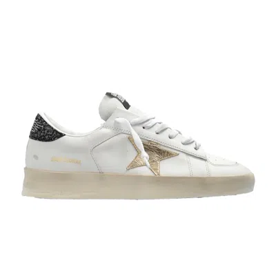 Pre-owned Golden Goose Wmns Stardan 'white Gold Anthracite' | Women's Size 35