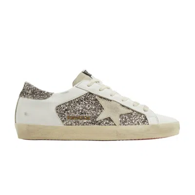 Pre-owned Golden Goose Wmns Superstar 'glitter - White Seedpearl' | Women's Size 37