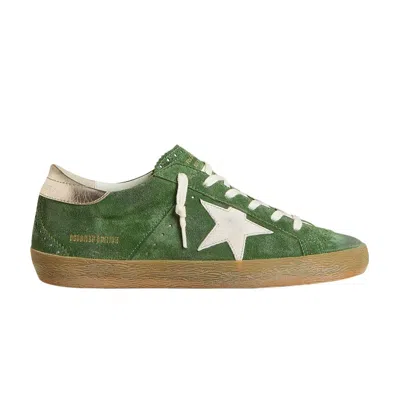 Pre-owned Golden Goose Wmns Superstar 'green Gold Metallic' | Women's Size 36