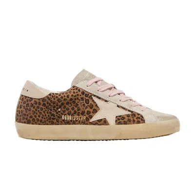 Pre-owned Golden Goose Wmns Superstar 'leopard Warm Sand' | Brown | Women's Size 35