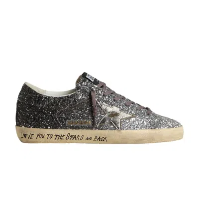 Pre-owned Golden Goose Wmns Superstar 'love You To The Stars And Back' | Silver | Women's Size 41