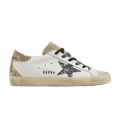 Pre-owned Golden Goose Wmns Superstar 'optic White Seedpearl Glitter' | Women's Size 36