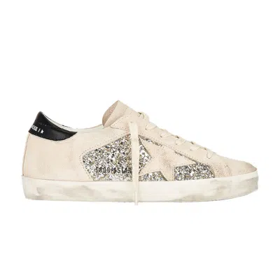 Pre-owned Golden Goose Wmns Superstar 'platinum Glitter' | Cream | Women's Size 37 In White