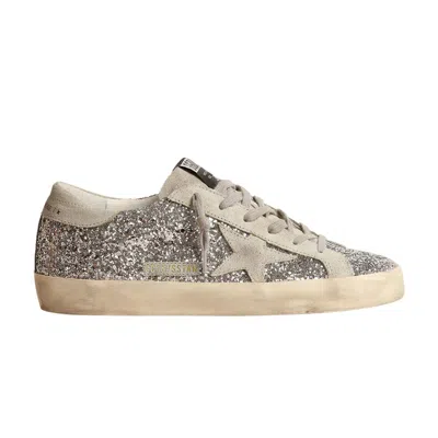 Pre-owned Golden Goose Wmns Superstar 'silver Ice Grey Glitter' | Women's Size 38