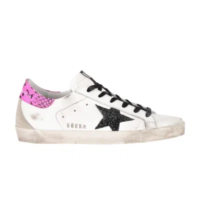Pre-owned Golden Goose Wmns Superstar 'snakeskin - White Fuchsia' | Women's Size 36