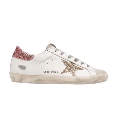 Pre-owned Golden Goose Wmns Superstar 'white Gold Glitter' | Women's Size 37