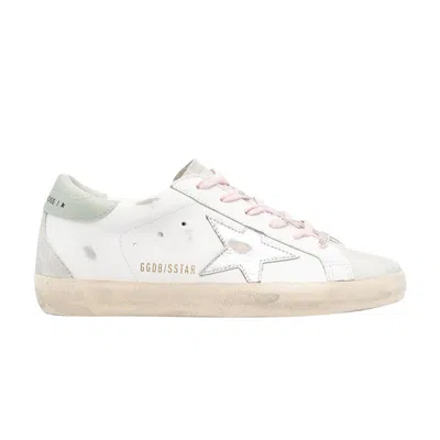 Pre-owned Golden Goose Wmns Superstar 'white Ice Silver Aquamarine' | Women's Size 41