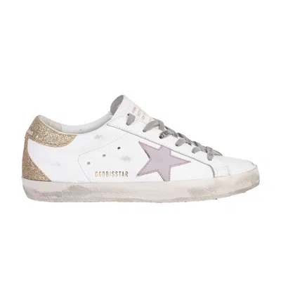 Pre-owned Golden Goose Wmns Superstar 'white Lilac Platinum' | Women's Size 35