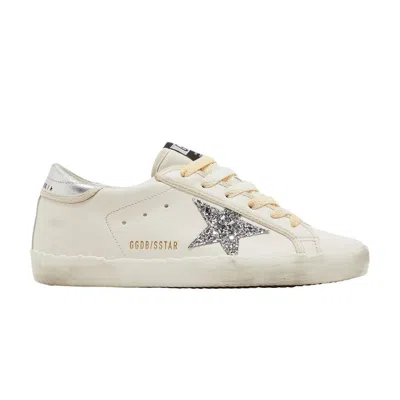 Pre-owned Golden Goose Wmns Superstar 'white Silver Glitter' | Women's Size 39