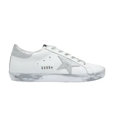 Pre-owned Golden Goose Wmns Superstar 'white Silver Sparkle' | Women's Size 37
