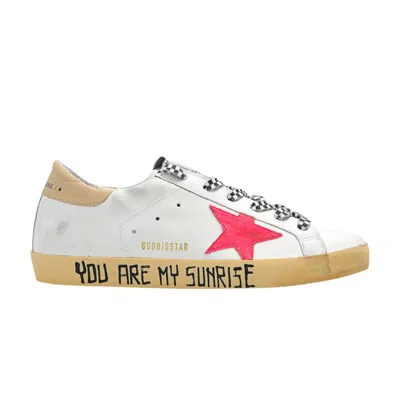 Pre-owned Golden Goose Wmns Superstar 'you Are My Sunrise' | White | Women's Size 36