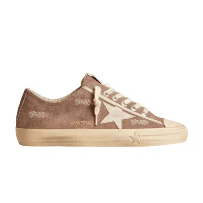 Pre-owned Golden Goose Wmns V-star 'embroidered Dream' | Brown | Women's Size 39