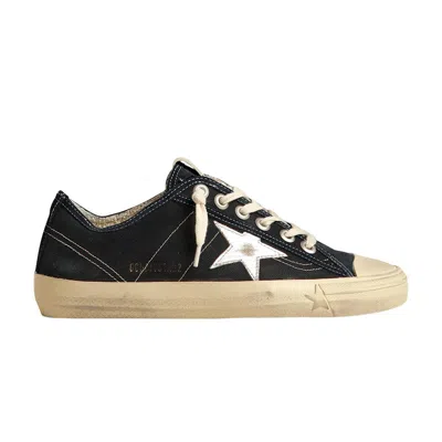 Pre-owned Golden Goose Wmns V-star 'navy Silver' | Blue | Women's Size 40