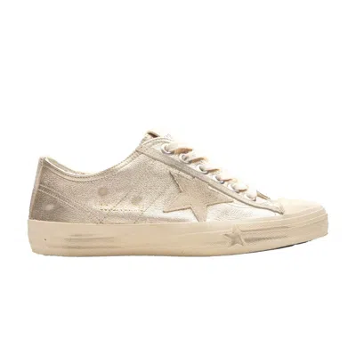 Pre-owned Golden Goose Wmns V-star 'platinum Seep Pearl' | Silver | Women's Size 37