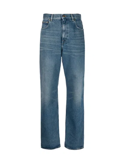 Golden Goose Golden Kim Medium Washed Denim In Blue