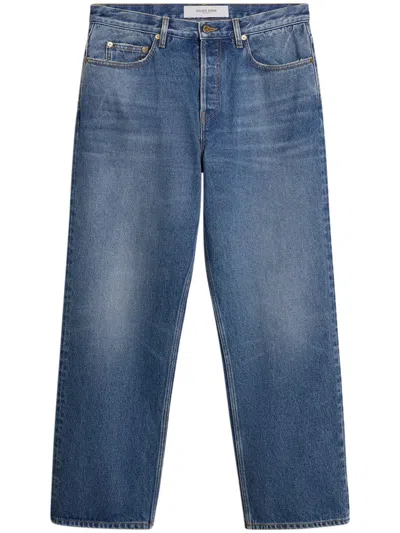 Golden Goose Golden M's Pant In Blue