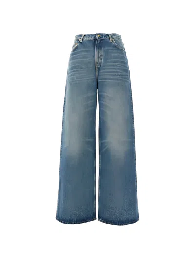 Golden Goose Golden Melody Boyfriend Pant In Blue