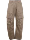 Golden Goose Golden M`s Cargo Pant Mixed Cotton Fabric No Bottom Pocket Clothing In Brown