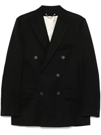 GOLDEN GOOSE GOLDEN GOOSE GOLDEN M`S DOUBLE BREASTED BLAZER LIGHT DRY WOOL GABARDINE/ PRINTED MESSAGE INSIDE CONT