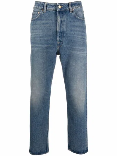 GOLDEN GOOSE GOLDEN GOOSE GOLDEN M'S HAPPY MEDIUM STONE WASHED DENIM CLOTHING