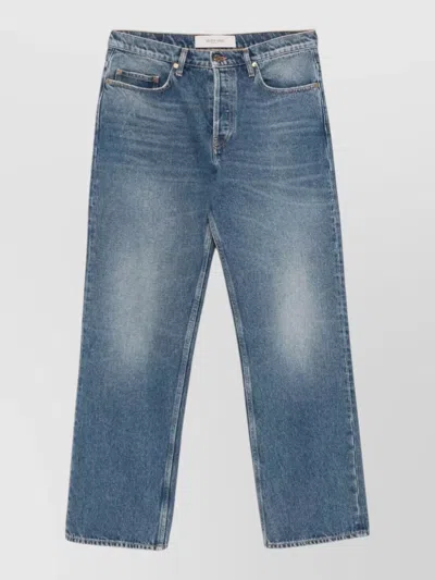 Golden Goose Golden Ms Loose Fit Skate Denim Trousers In Blue