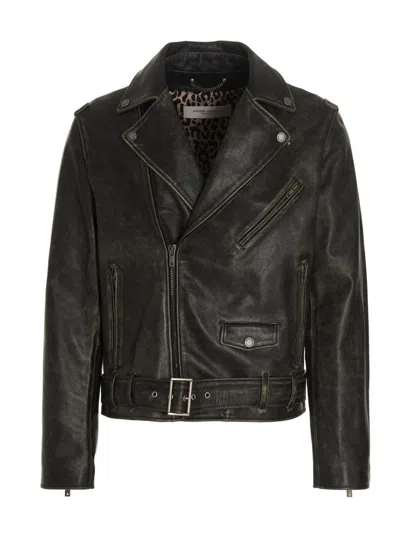 GOLDEN GOOSE GOLDEN' NAIL LEATHER JACKET