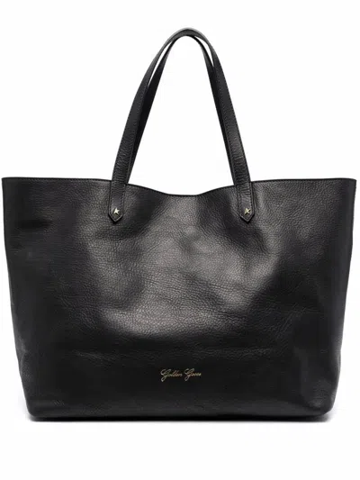 Golden Goose Golden Pasadena Bag Smooth Calfskin Leather Bags In 90100 Black