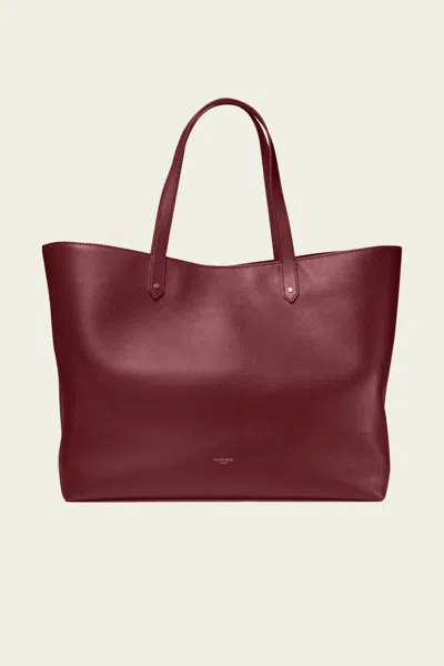 Golden Goose Golden Pasadena Calfskin Leather Bag In Burgundy