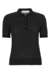 Golden Goose Golden Polo Knit In Black