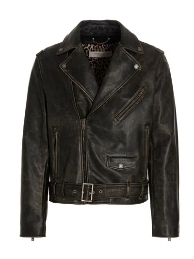 Golden Goose Golden Puffer Jackets Black In Brown
