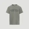 Golden Goose Golden Regular T-shirt Men In Gray