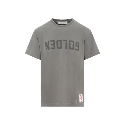 Golden Goose Golden Regular T-shirt L In Green