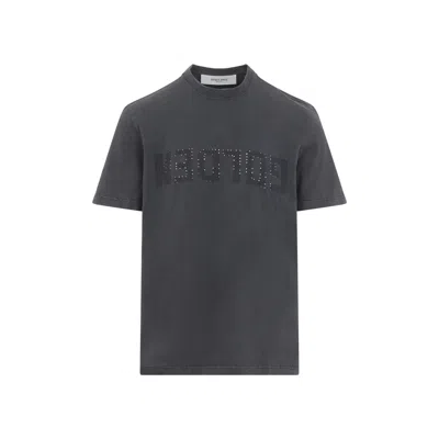 Golden Goose Golden Regular T-shirt Men In Gray
