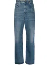 Golden Goose Relaxed Wide-leg Denim Jeans In Medium Stone Wash