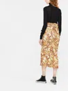 Golden Goose Golden W's Regular Knit Turtle Neck Light Wool Merino In Gold
