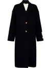 Golden Goose Navy Single-breasted Coat