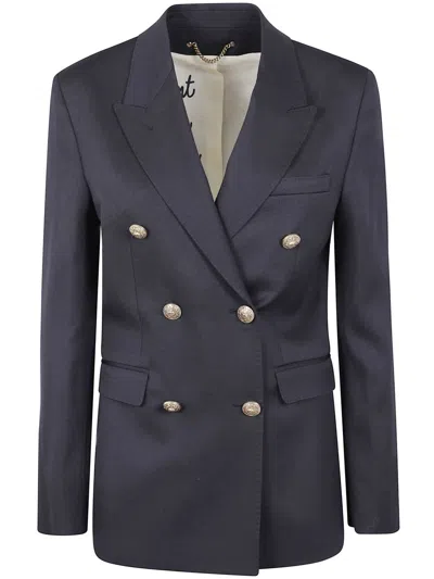 GOLDEN GOOSE GOLDEN GOOSE "GOLDEN W`S" DOUBLE BREASTED BLAZER LIGHT DRY WOOL GABARDINE CLOTHING